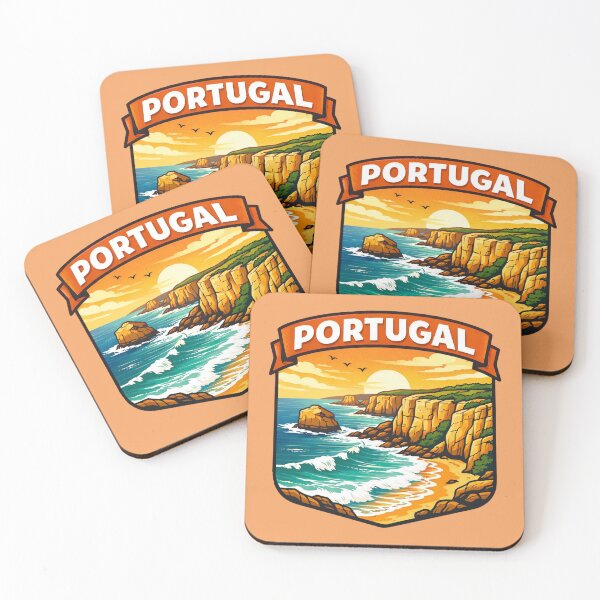 Item preview, Portugal Coastal Cliffs designed and sold by Myra365Art.