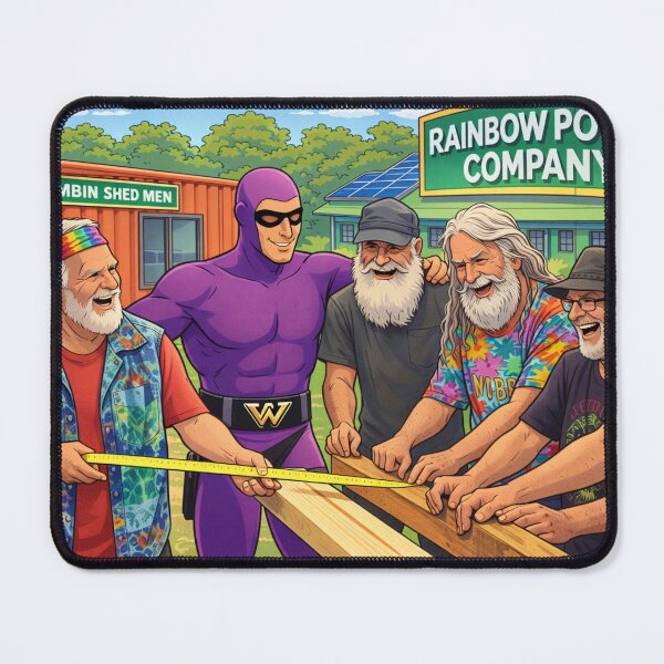 Item preview, Nimbin Shed Men Inc- unofficial tee No 2 designed and sold by Andykinoz.