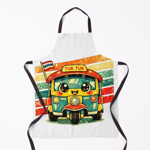 Item preview, Retro Tuk Tuk Stripe Style designed and sold by Thai Vibe Studio.