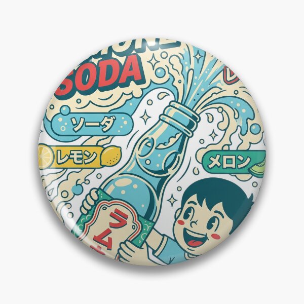 Item preview, Ramune Soda Lemon Nostalgic Snack Drink Retro Harajuku Japan designed and sold by NzrProcreate.