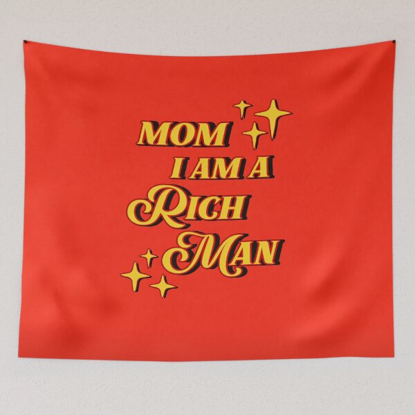 Item preview, Mom I am a rich man (red) designed and sold by Zheap14.