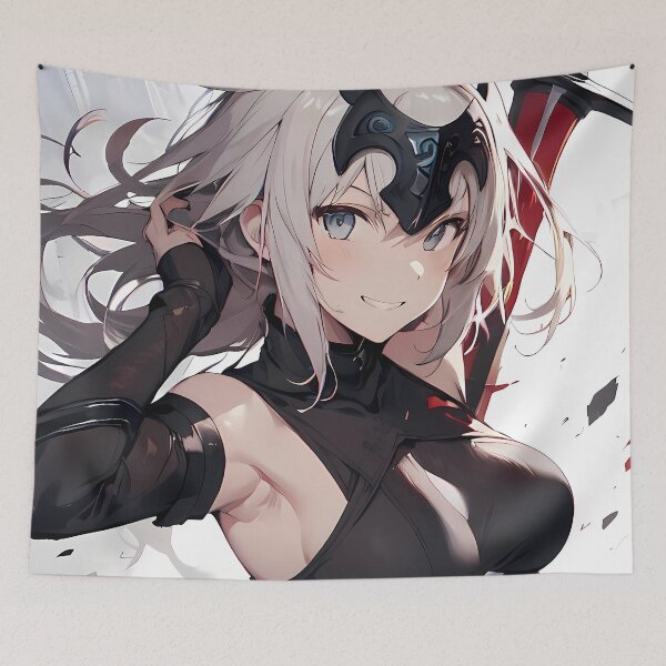 Item preview, Jeanne D Arc Black Outfit Red Blade Fate Grand Order Waifu designed and sold by riadjamai.