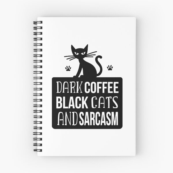 Artikelvorschau, Lustige schwarze Katze, dunkler Kaffee und Sarkasmus entworfen und verkauft von KrisGraphic45.