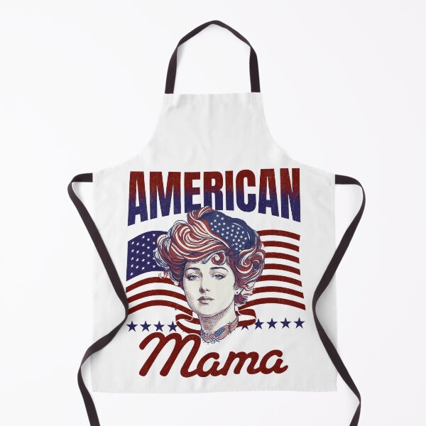 Item preview, Vintage American Mama - Victorian Gibson Girl Patriotic Art designed and sold by The Archive Alchemist.