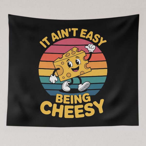 Item preview, Cheese it aint easy being cheesy graphic designed and sold by Moon-Ape.