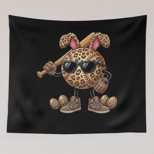 Item preview, Leopard Bunny Baseball Easter Streetwear designed and sold by KIROSALS.