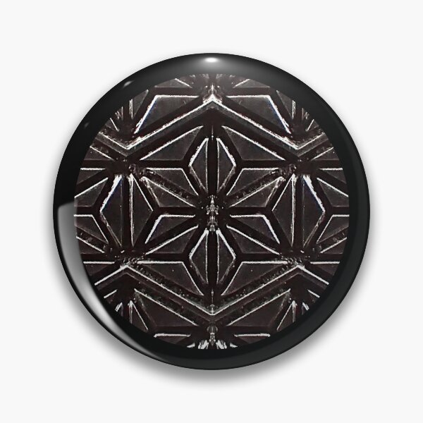 Item preview, Metal Studies — Sacred Geometry Circle (Engraved Asanoha) designed and sold by HIKARIMi.