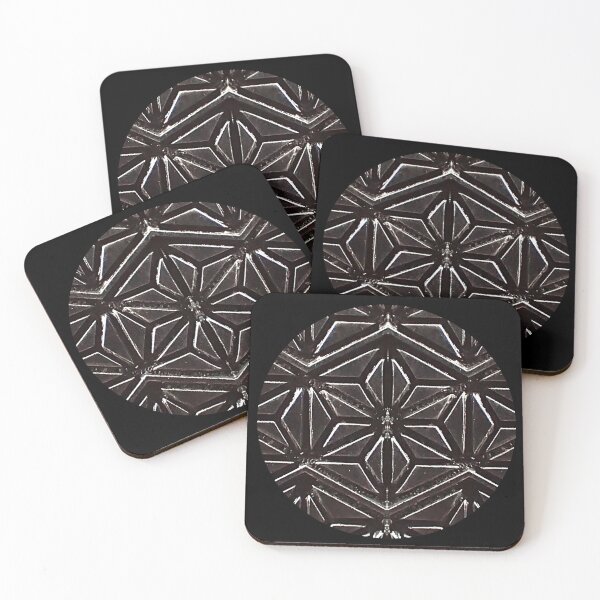 Item preview, Metal Studies — Sacred Geometry Circle (Engraved Asanoha) designed and sold by HIKARIMi.