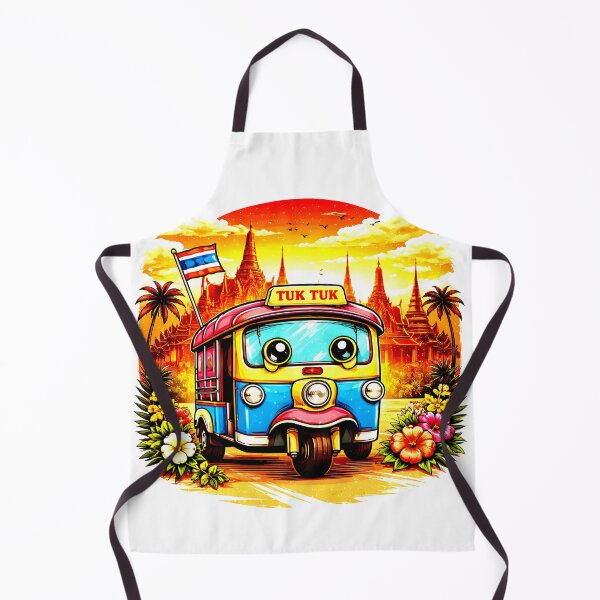 Item preview, Tuk Tuk Temple Sunset Thailand designed and sold by Thai Vibe Studio.