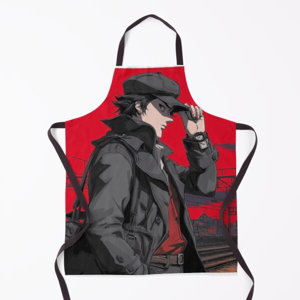 Item preview, Cyberpunk Anime Boy – Red Urban Train City Aesthetic designed and sold by EchoWave11.