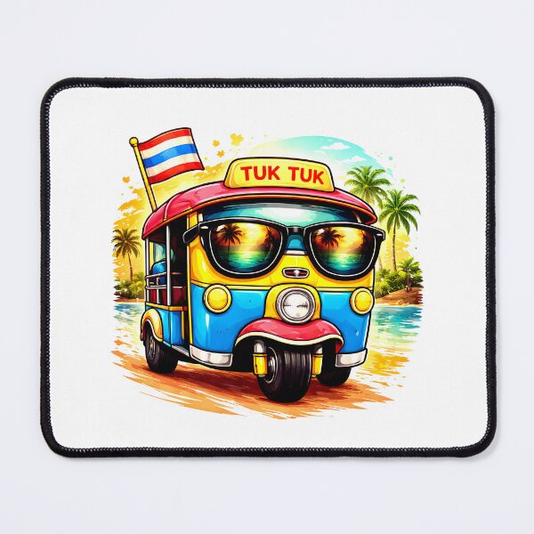 Item preview, Tuk Tuk Beach Vacation Thailand designed and sold by Thai Vibe Studio.