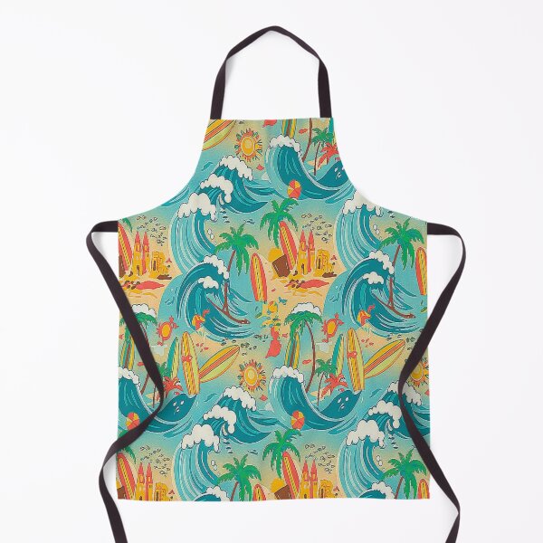 Item preview, Nautical pattern waves and surfs. designed and sold by Giulivo Store Graphic.