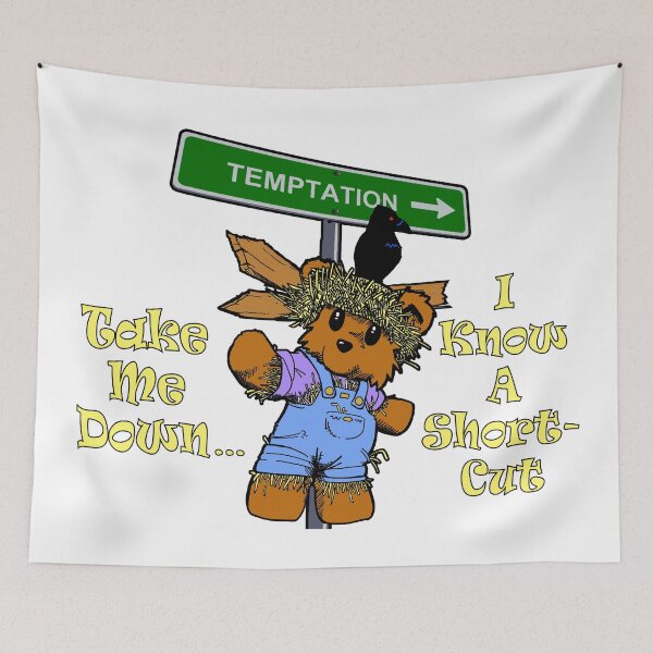 Item preview, Temptation Scarecrow Teddy designed and sold by Grimstoybox.