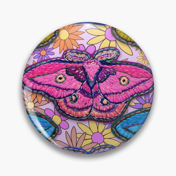 Item preview, Embroidered Moths designed and sold by beesocks.