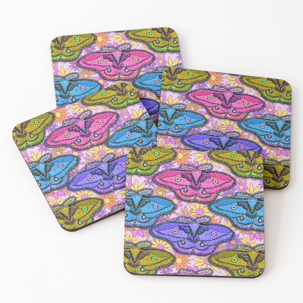Item preview, Embroidered Moths designed and sold by beesocks.
