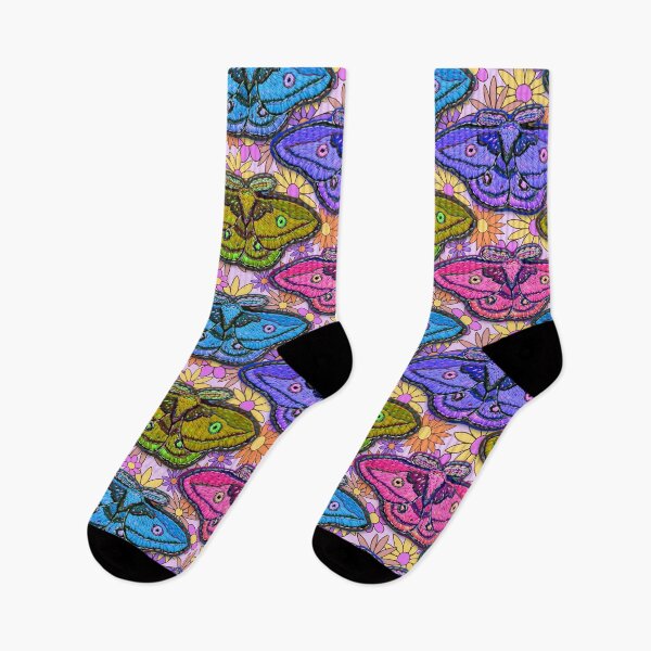 Item preview, Embroidered Moths designed and sold by beesocks.