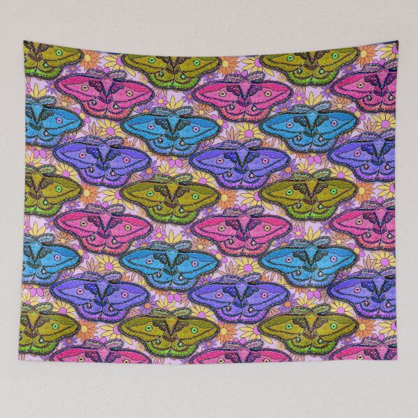 Item preview, Embroidered Moths designed and sold by beesocks.
