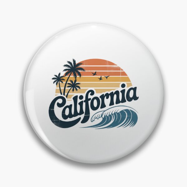 Item preview, California Vacation Sunset Cute Cali 70s Beach designed and sold by Moon-Ape.