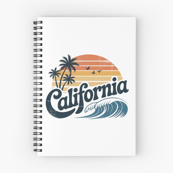 Item preview, California Vacation Sunset Cute Cali 70s Beach designed and sold by Moon-Ape.
