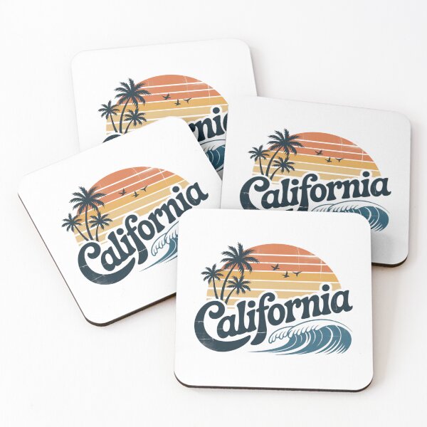 Item preview, California Vacation Sunset Cute Cali 70s Beach designed and sold by Moon-Ape.