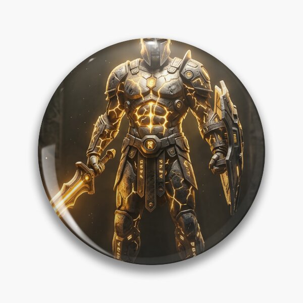 Item preview, Golden Guardian: Light of Valor designed and sold by Hustle DNA Studio.