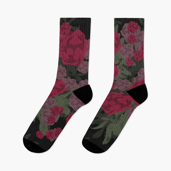 Item preview, Deep Red Roses Bouquet - Romantic Watercolor Floral Illustration designed and sold by TheArtOfTreble.