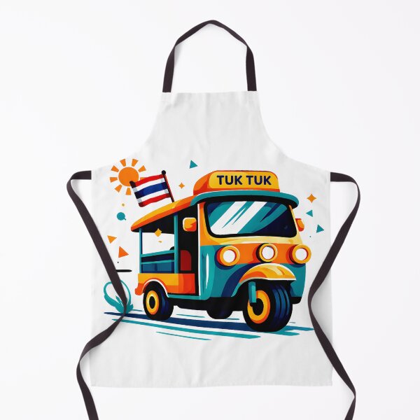 Item preview, Flat Tuk Tuk Modern Graphic designed and sold by Thai Vibe Studio.