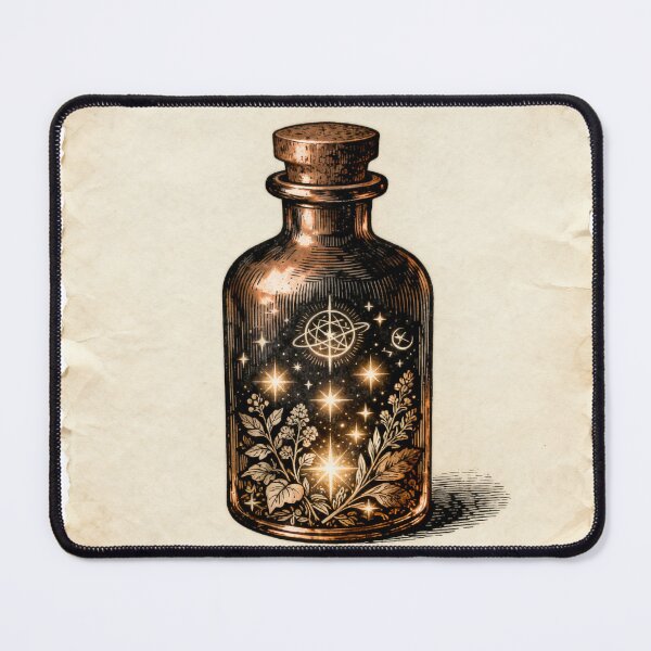 Item preview, Vintage Apothecary Jar Sticker - 17th Century Copperplate Engraving Style, Mystical Herbs & Celestial Symbols, Antique Paper Relic Look for Witchcraft, Alchemy, Herbalist, Scholar Aesthetic designed and sold by meetart15.