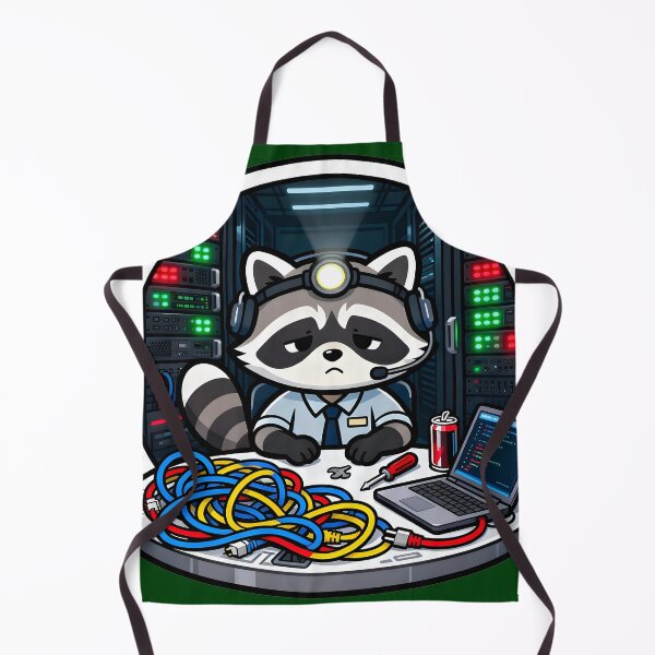 Item preview, IT Support Raccoon: SysAdmin in Crisis designed and sold by BGM by AI.
