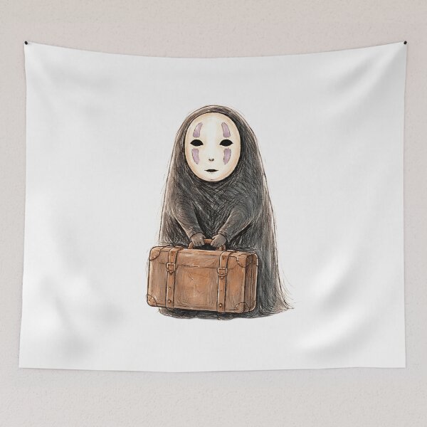 Item preview, NO FACE LEATHER SUITCASE designed and sold by LIS AND MELIVERSO.