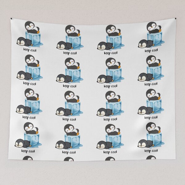 Item preview, Keep Cool Penguin on Ice Cube designed and sold by AussieMomma.