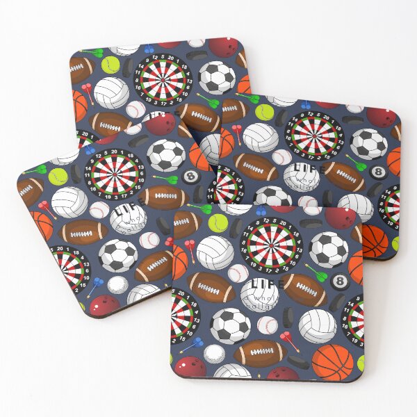 Item preview, Life Is A Ballgame Sports Pattern designed and sold by LoudVictory.
