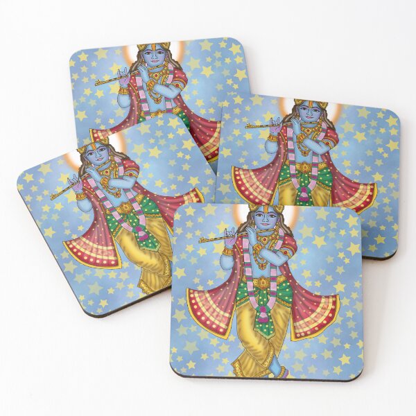 Item preview, Lord Krishna Art Illustration – Divine Hindu Spiritual Design designed and sold by Harshit_Digital_Arts.