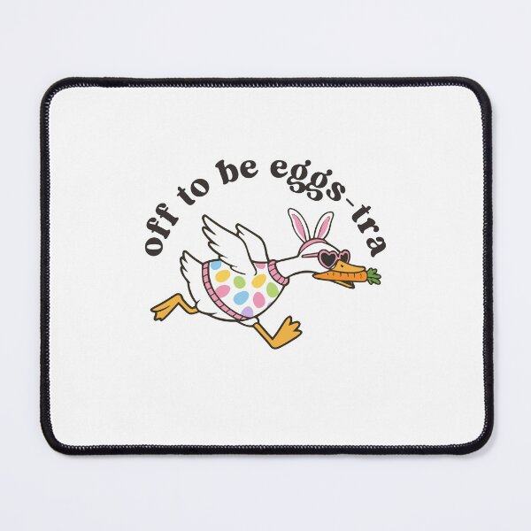 Item preview, Off To Be Egg-stra Funny Easter Goose designed and sold by gunaone-design.