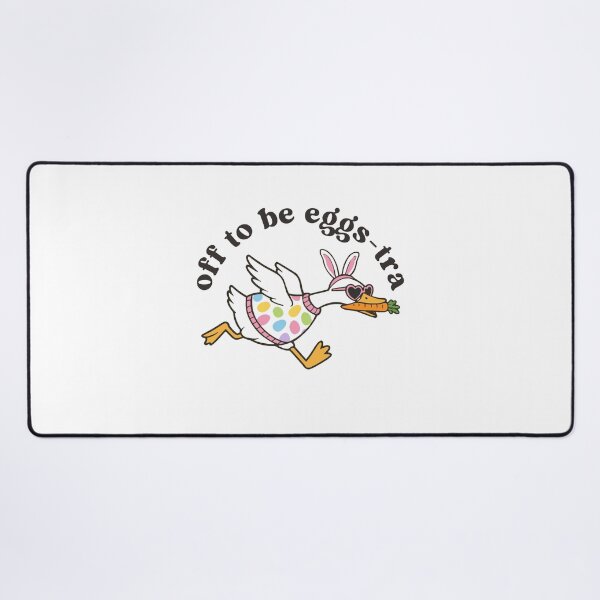 Item preview, Off To Be Egg-stra Funny Easter Goose designed and sold by gunaone-design.