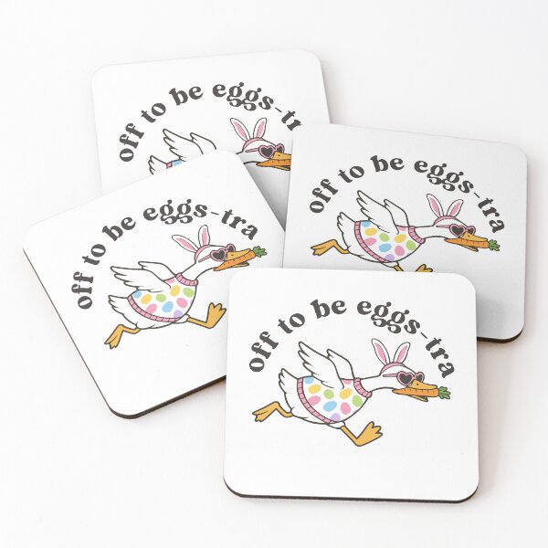 Item preview, Off To Be Egg-stra Funny Easter Goose designed and sold by gunaone-design.