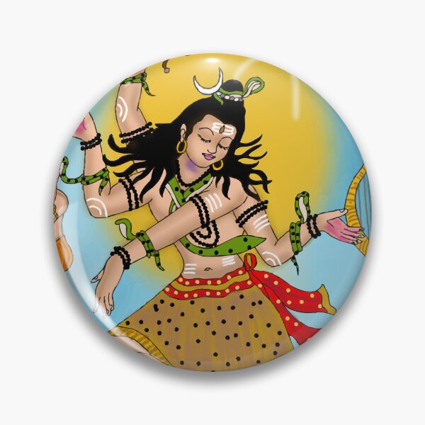 Item preview, Lord Shiva Art Illustration – Cosmic Hindu Meditation Design designed and sold by Harshit_Digital_Arts.