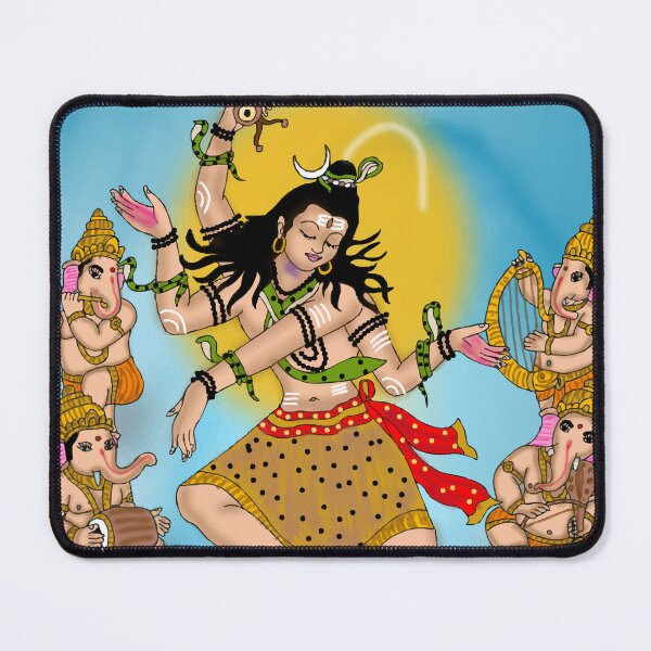 Item preview, Lord Shiva Art Illustration – Cosmic Hindu Meditation Design designed and sold by Harshit_Digital_Arts.