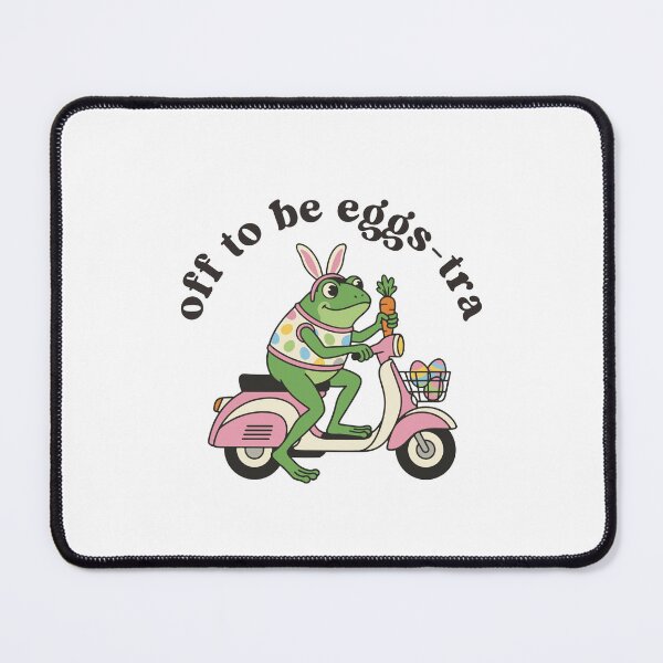 Item preview, Off To Be Egg-stra Funny Bunny Easter Frog Meme designed and sold by gunaone-design.