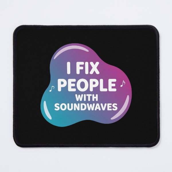 Item preview, I fix people with sound waves | Music therapist designed and sold by SocialStaticz.
