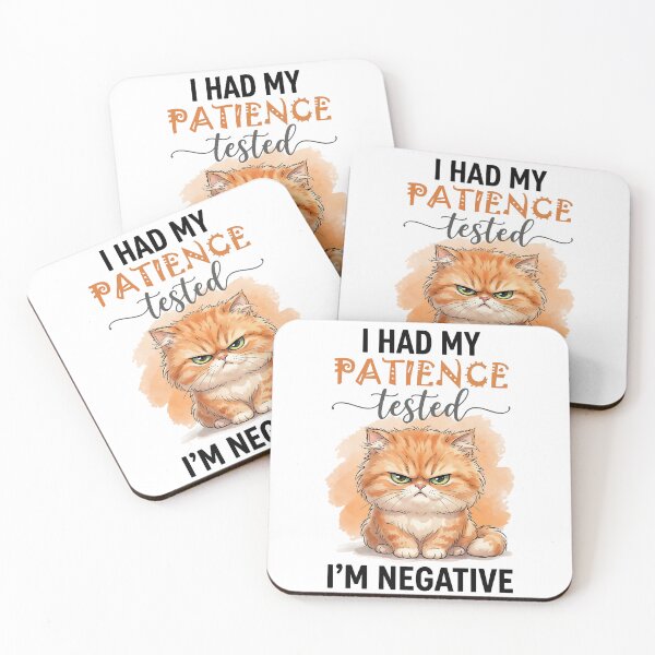 Item preview, I Had My Patience Tested I'm Negative Funny Sarcastic Quote designed and sold by DetalleXL.