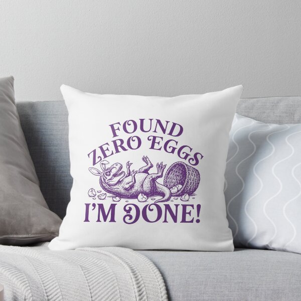 Item preview, Found Zero Eggs Im Done Funny T-Rex Easter Eggs Heat Press DTF Transfer Ready To Press designed and sold by gunaone-design.