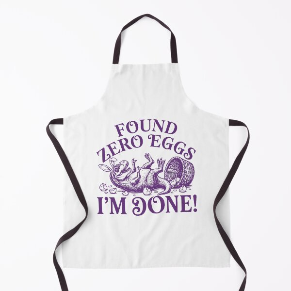 Item preview, Found Zero Eggs Im Done Funny T-Rex Easter Eggs Heat Press DTF Transfer Ready To Press designed and sold by gunaone-design.