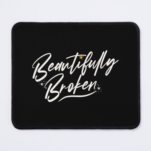 Item preview, Beautifully Broken – Christian Faith Grace designed and sold by Verse & Vibes.