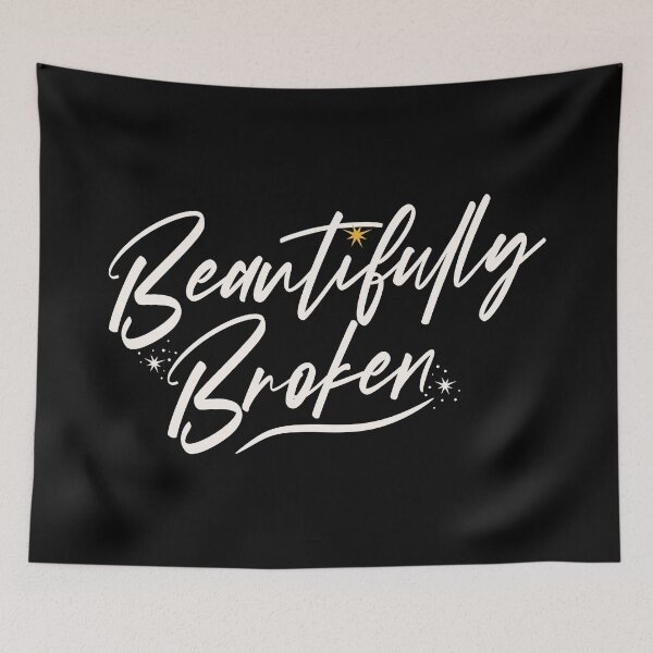 Item preview, Beautifully Broken – Christian Faith Grace designed and sold by Verse & Vibes.