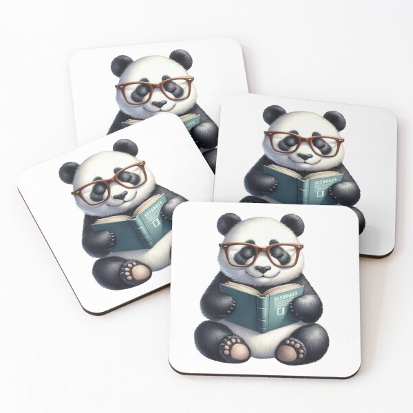 Item preview, Adorable Zen Panda Reading a Book designed and sold by KrisGraphic45.