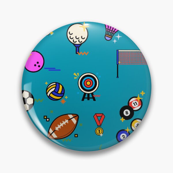 Item preview, Play Hard Minimalist Sports Doodle designed and sold by LoudVictory.