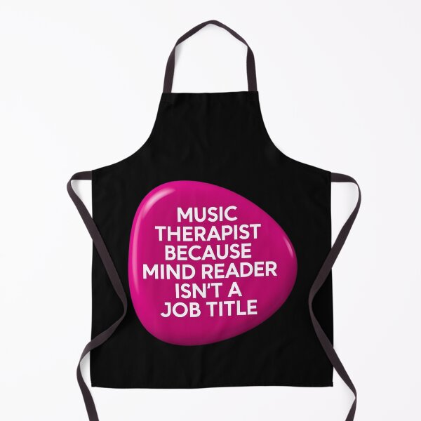Item preview, Music therapist because mind reader isn't a job title | Music therapist designed and sold by SocialStaticz.