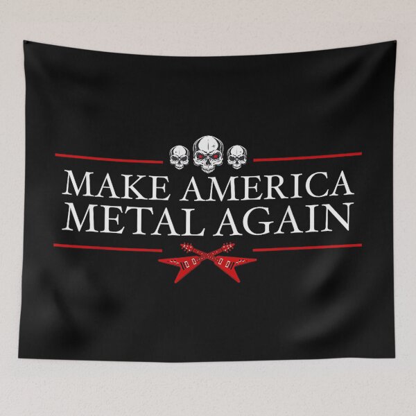 Item preview, Make America Metal Again Trump Rock Heavy Music Thrash Gift designed and sold by AnnUWatts.