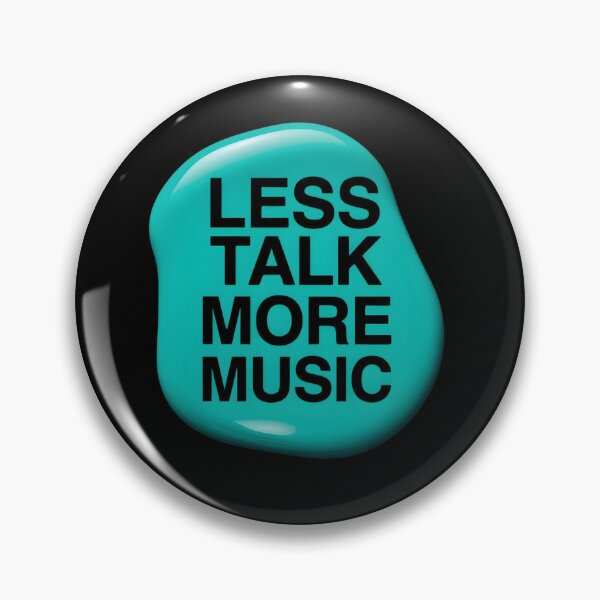 Item preview, Less talk more music | Music therapist designed and sold by SocialStaticz.